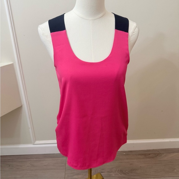 Banana Republic Tops - Banana Republic Fuchsia and Black Tank Top